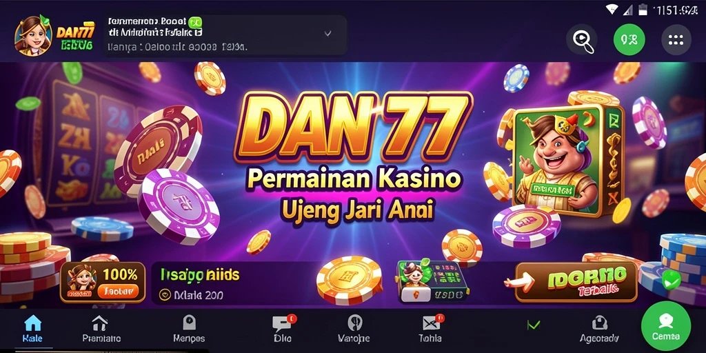 Gameplay mengasyikkan dari aplikasi Kasino DAN777.