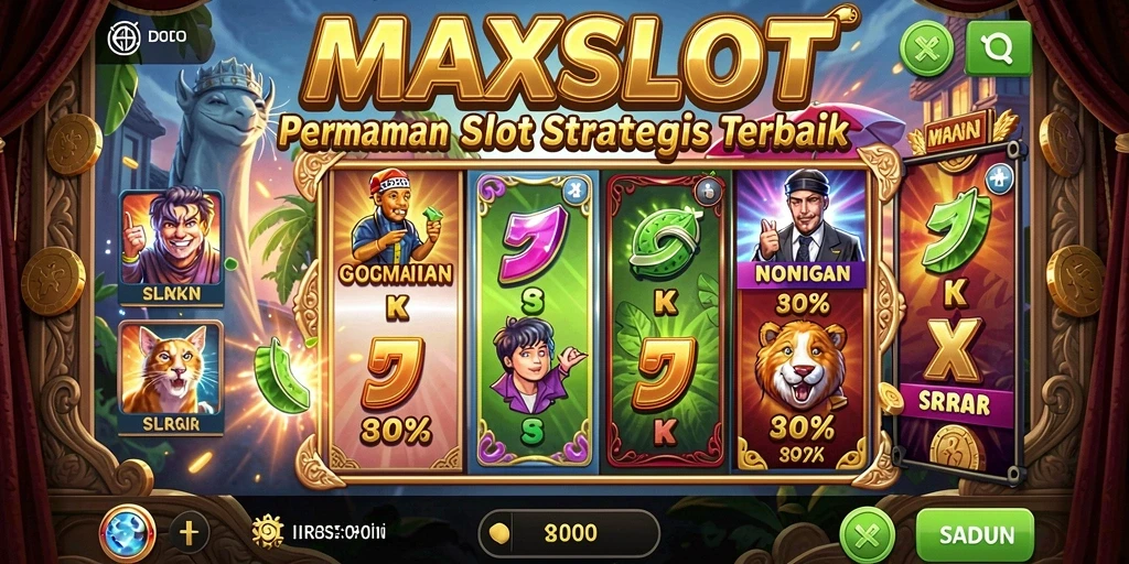 Screenshot gameplay MAXSLOT menunjukkan keseruan bermain slot.