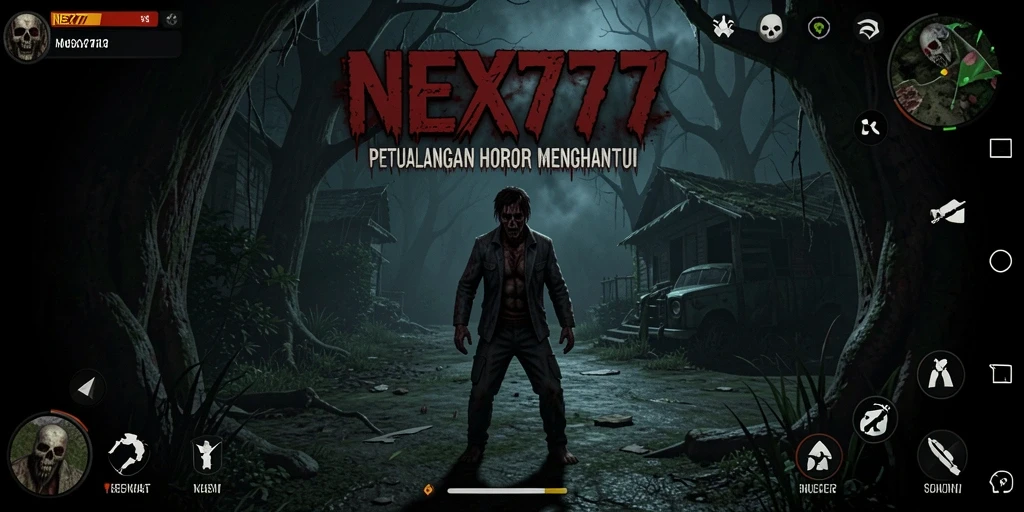 Tangkapan layar gameplay NEX777 yang menegangkan dan mencekam.