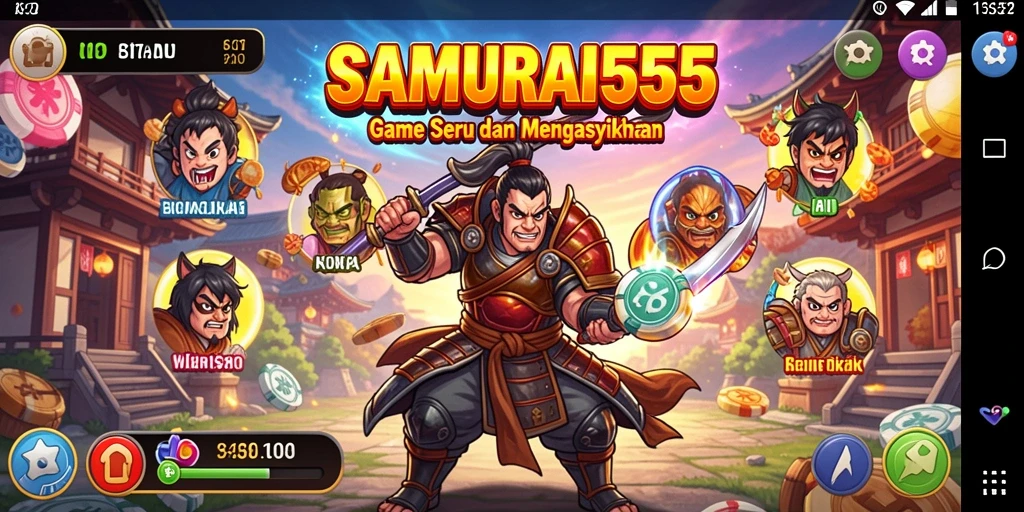 Screenshot dari gameplay seru SAMURAI555 dalam permainan Bingo.