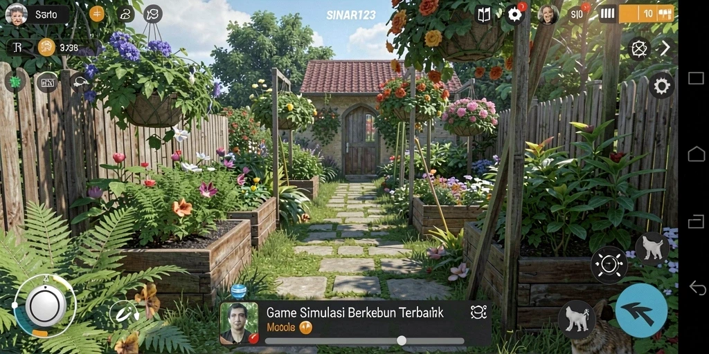 Tampilan gameplay yang menarik dan dinamis dalam SINAR123.