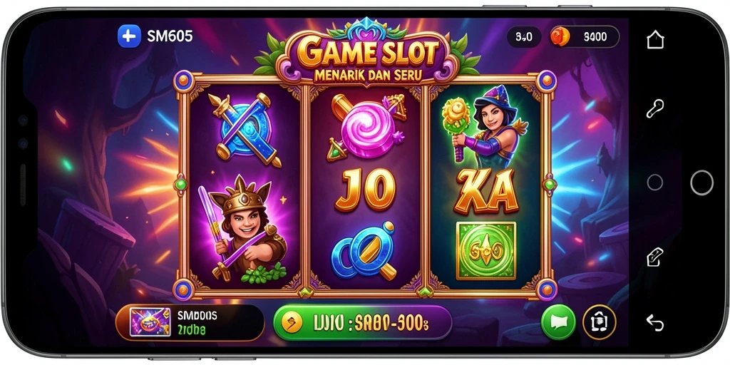 Tampilan menarik dari gameplay <strong>SM605</strong> yang mendebarkan.
