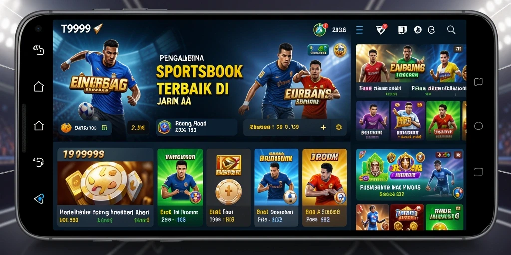 Screenshot T9999 menampilkan antarmuka taruhan yang menarik dan interaktif.